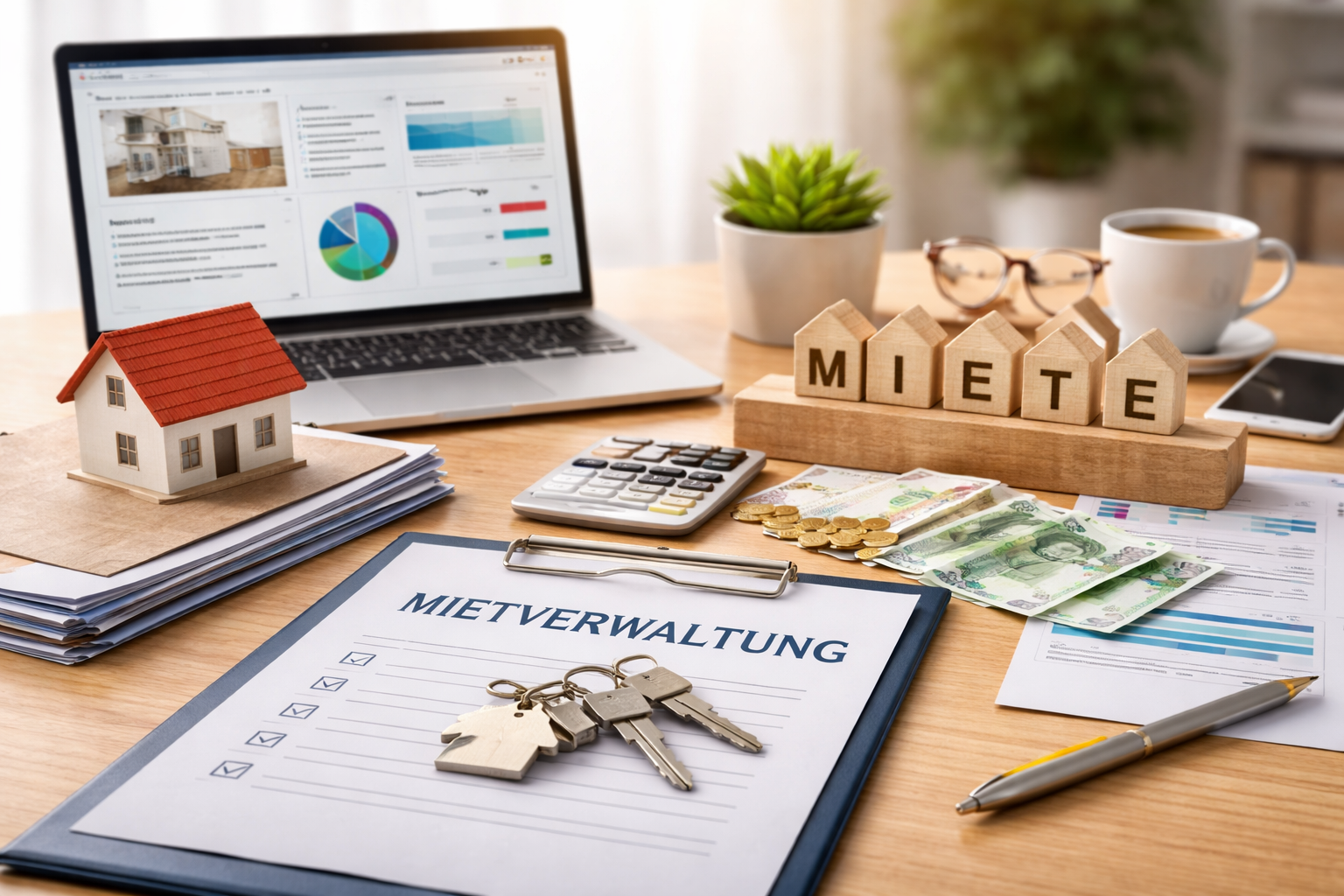 Bild symbolisiert Miet-Verwaltung