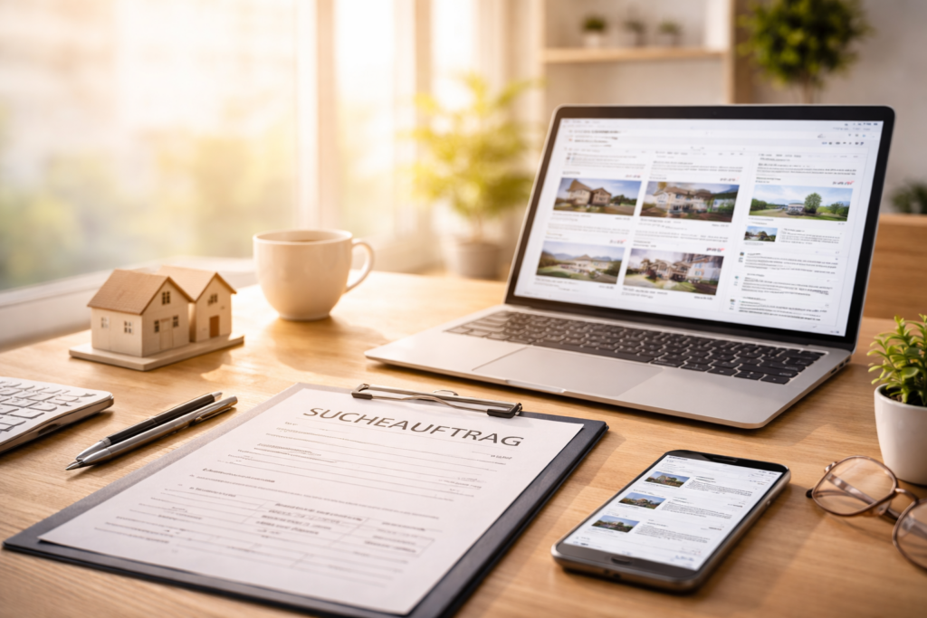 Bild symbolisiert "Suchauftrag anlegen"