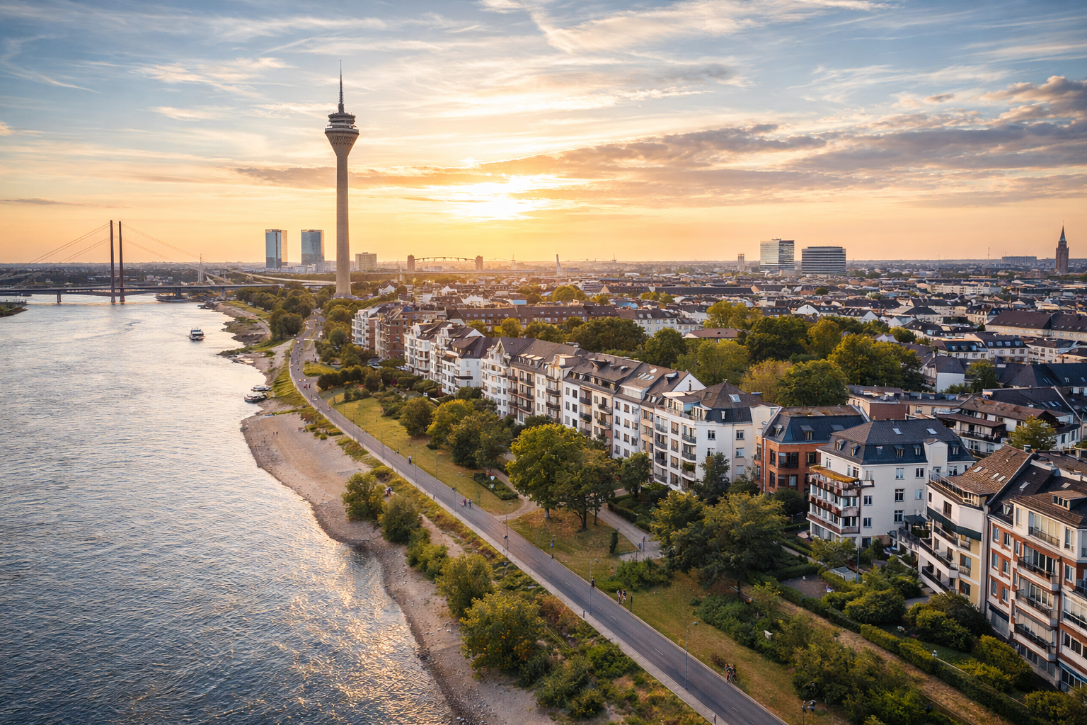 Düsseldorf View KI